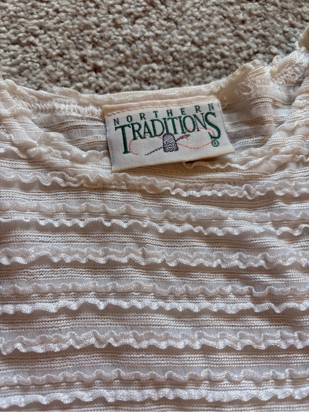 Vintage ruffled tee from Northern Traditions - Picture 2 of 2
